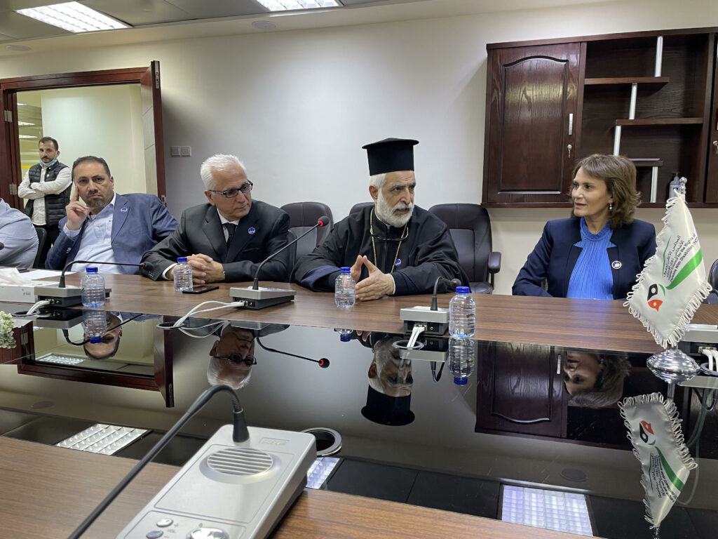 Religious leaders listening