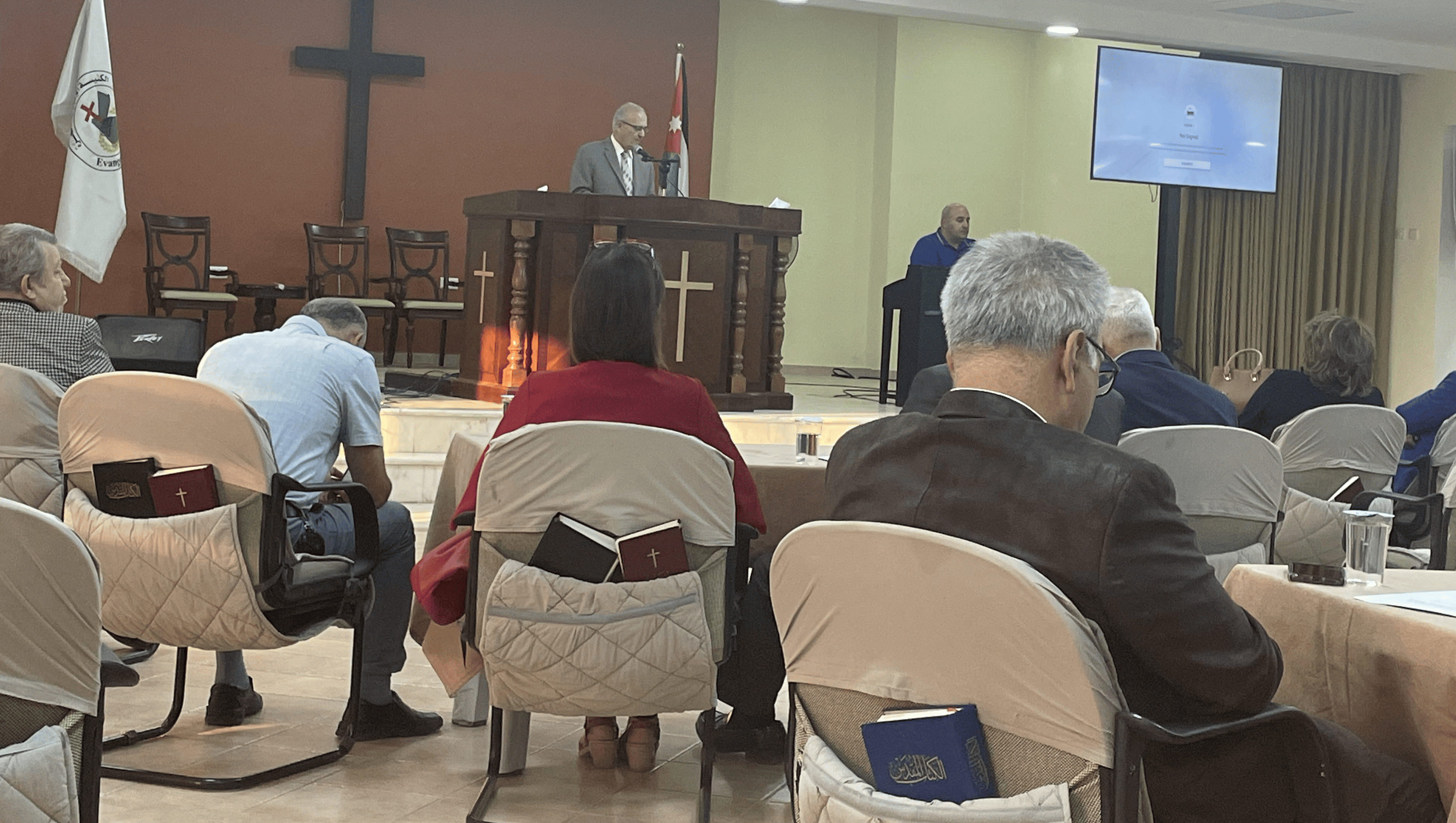 رئيس المجمع الإنجيلي الأردني عماد معايعة