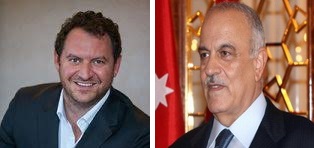 العين رجائي المعشر والى يمينه الفقيد صالح المعشر