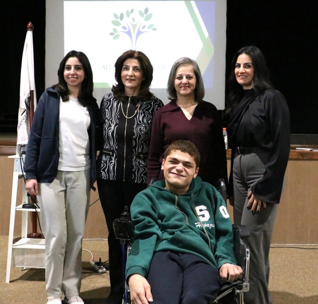 From left: Celine Nasrawi, Jumana Akkawi, Salam Madanat, Sara Hadadin and Saba Hijazeen