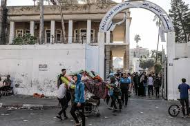 The Ahli hospital in Gaza owned and run by the Episcopal Diocese in Jerusalem