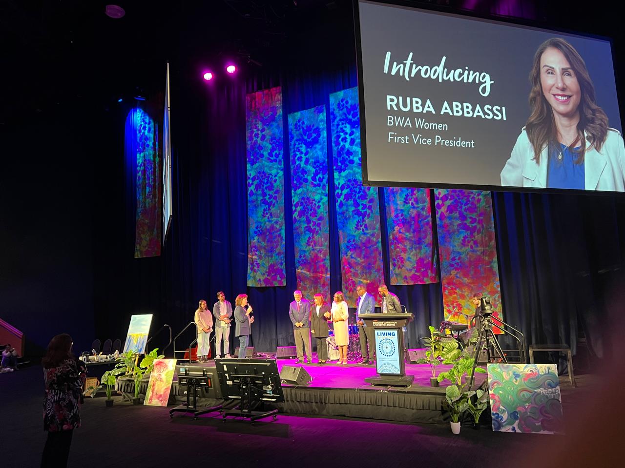 الاعلان الرسمي خلال تنصيب نائبة الرئيس ربى ريحاني عباسي في استراليا