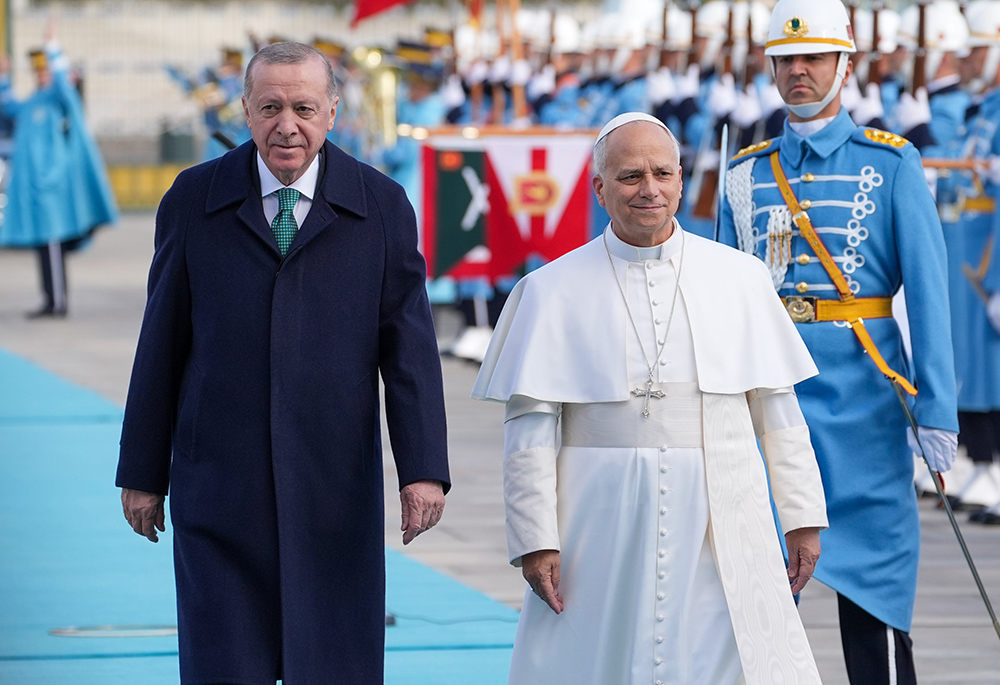 POPE LEO XIV WITH TURKISH PRESIDENT ERDOGAN