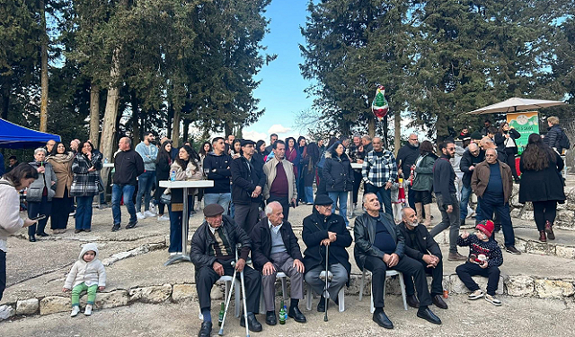 Older Palestinian Christians join the young ones in remembering