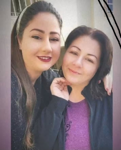 Mother and daughter, Maysa and Maria enjoying life before Israel cut it short